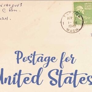 Extra Postage Required